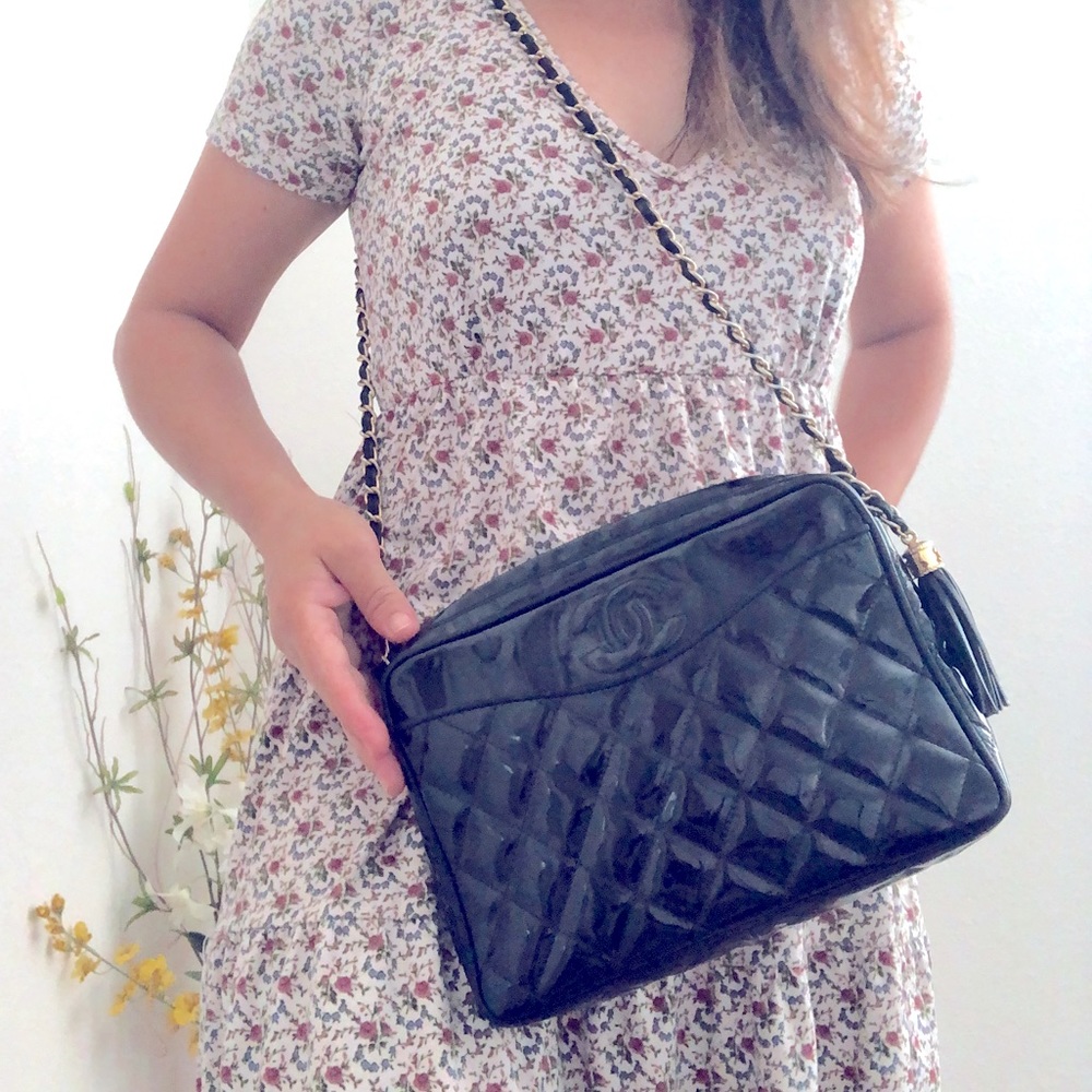 🎁 🎄🎄💯Vintage Chanel Shoulder Bag🎄🎄 🎁